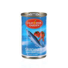 California Garden Sardine In Hot Tomato Sauce 155g