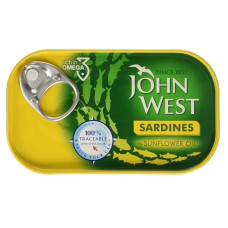 John West Sardines In Sunflower Oil 120g
