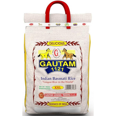 Gautam Indian Basmati Rice 1121 XXL 10kg