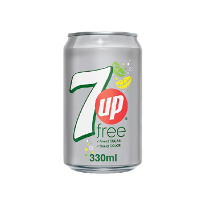 7 Up Free Can 330ml