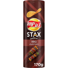 Lay's Stax BBQ Crisps 170g